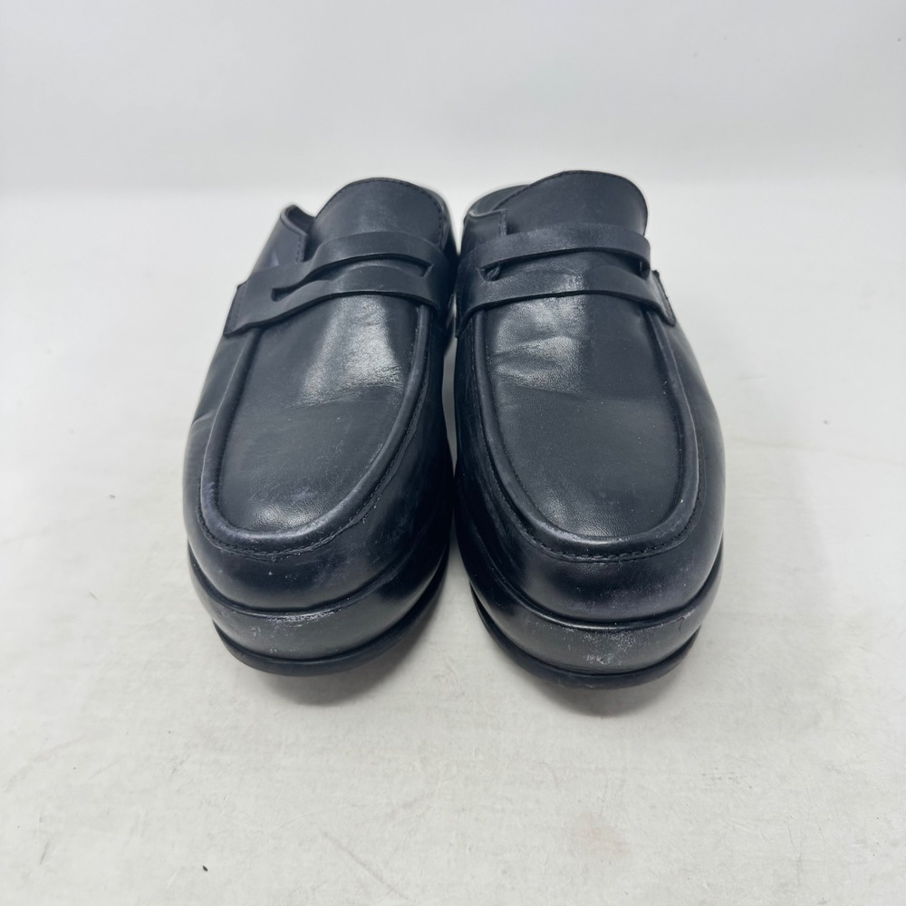 Free People Platform Penny Loafer Mules Black 38 90s Y2K Minimalist Grunge - Picture 10 of 10